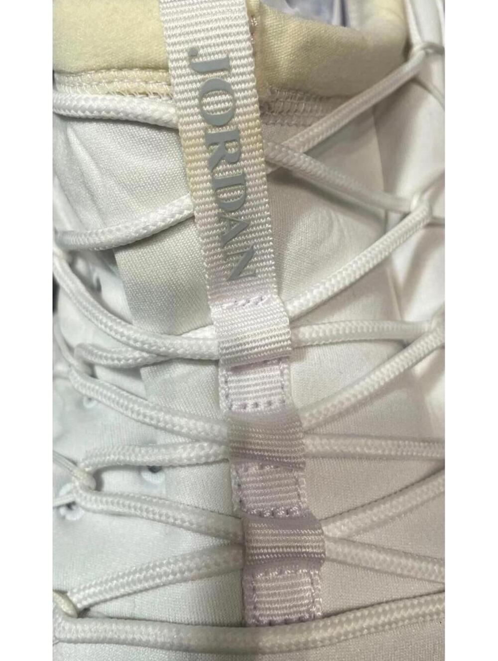Nike Jordan Shoes Mens Size 12 White Gray Sneakers Athletic Preppy Sporty - Picture 5 of 8